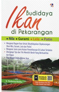 Budidaya Ikan di Pekarangan (Nila,Gurami,Lele, Patin)