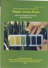 Hasil Pengkajian Dan Cara Penggunaan Bagan Warna Daun.