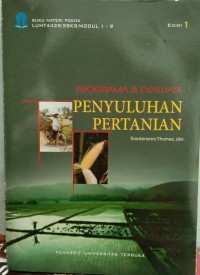 Program & Evaluasi Penyuluhan Pertanian.