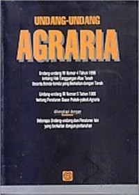 Undang-undang Agraria